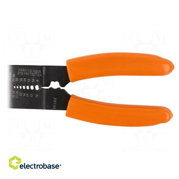 Tool: multifunction wire stripper and crimp tool | Wire: round image 2