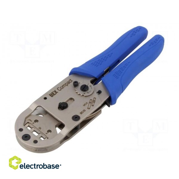 Tool: for crimping | solar connectors type MC4 | 12AWG÷8AWG | 198mm paveikslėlis 1
