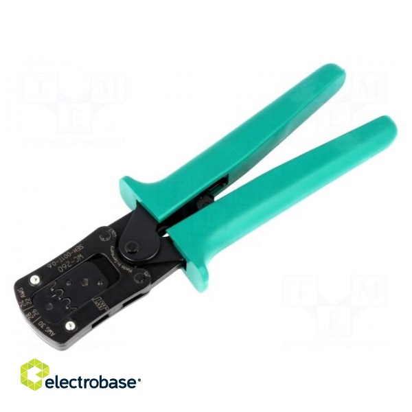 Tool: for crimping | terminals | SEH-001T-P0.6 | 193mm | steel image 1