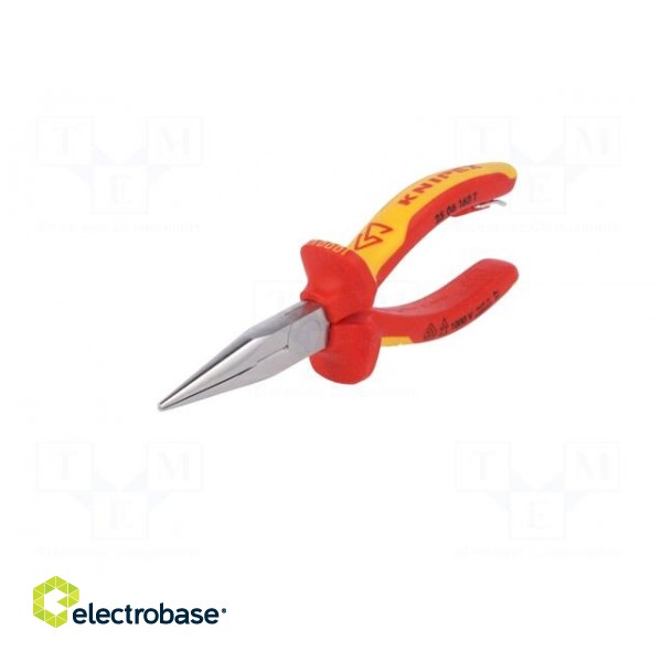 Pliers | insulated,cutting,half-rounded nose | 160mm paveikslėlis 5