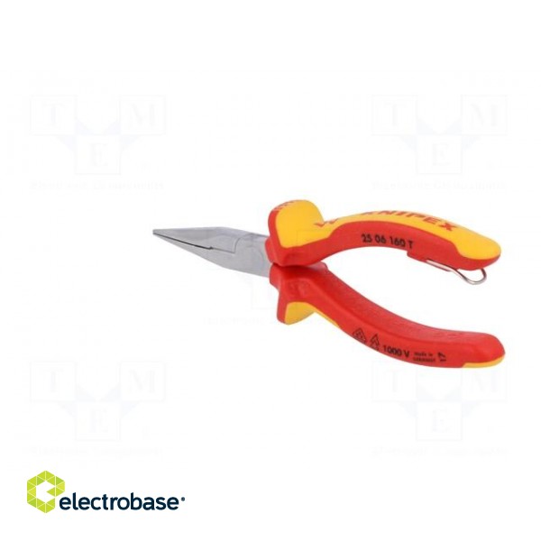 Pliers | insulated,cutting,half-rounded nose | 160mm image 7