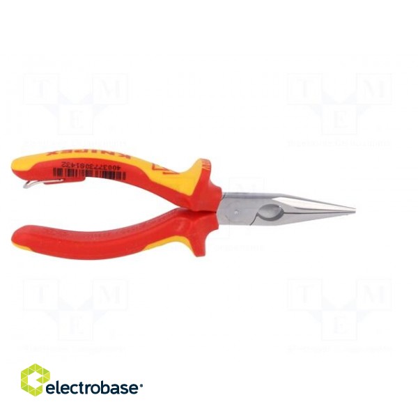 Pliers | insulated,cutting,half-rounded nose | 160mm paveikslėlis 10