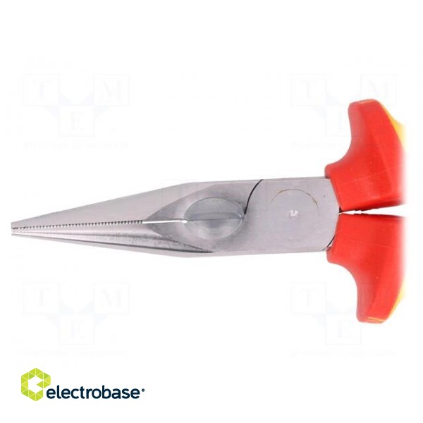 Pliers | insulated,cutting,half-rounded nose | 160mm paveikslėlis 3