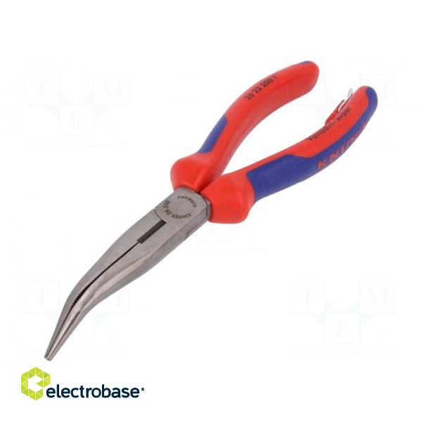 Pliers | for gripping and cutting,half-rounded nose image 1