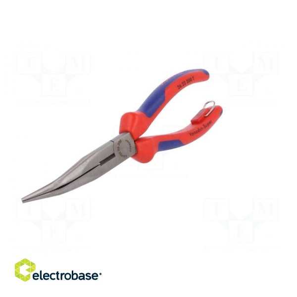 Pliers | for gripping and cutting,half-rounded nose paveikslėlis 6