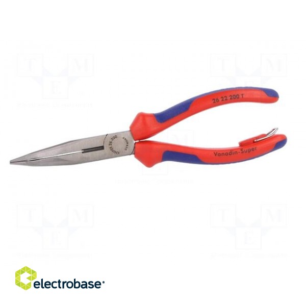 Pliers | for gripping and cutting,half-rounded nose image 7