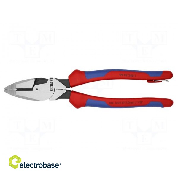 Pliers | for gripping and cutting,universal | 240mm | steel