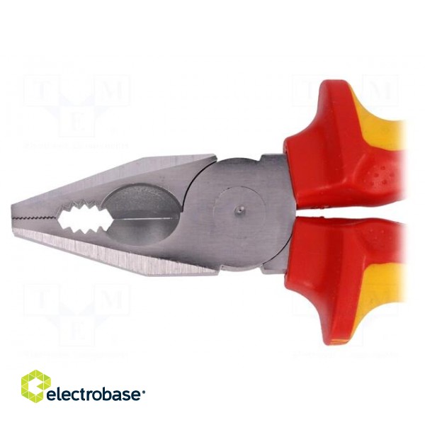 Pliers | insulated,universal | for working at height | 180mm paveikslėlis 4