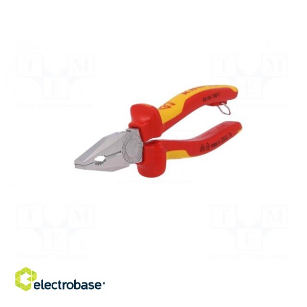Pliers | insulated,universal | for working at height | 180mm paveikslėlis 5