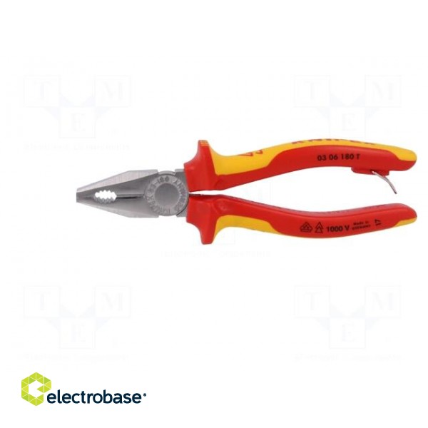 Pliers | insulated,universal | for working at height | 180mm image 6