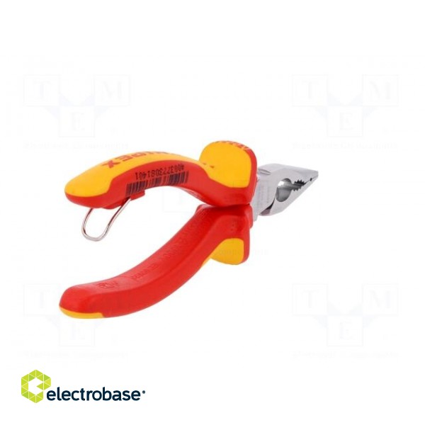 Pliers | insulated,universal,elongated | 145mm | hardened steel image 9