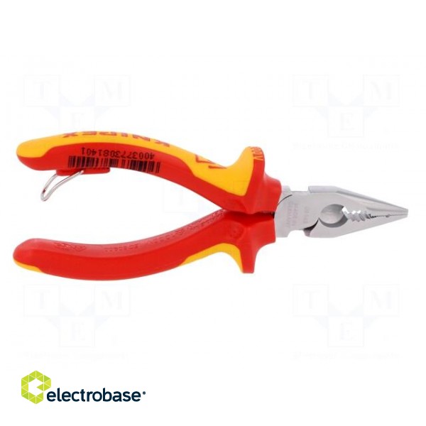 Pliers | insulated,universal,elongated | 145mm | hardened steel image 10