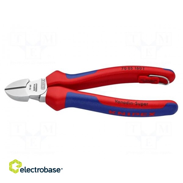 Pliers | side,cutting | 160mm | chromium plated steel