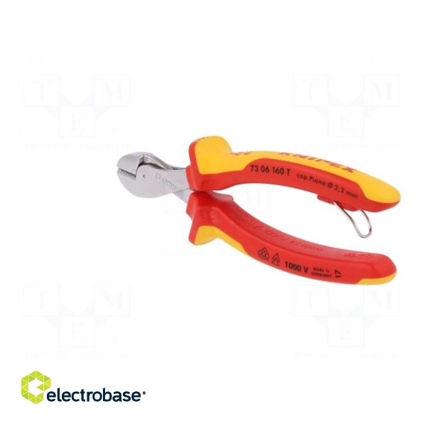 Pliers | insulated,side,cutting | for working at height | 160mm image 7