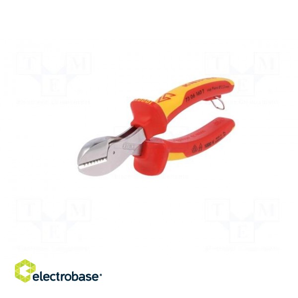 Pliers | insulated,side,cutting | for working at height | 160mm image 5