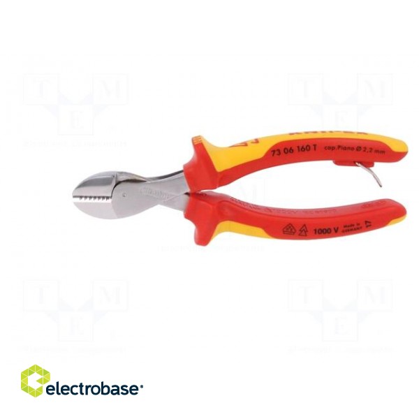 Pliers | insulated,side,cutting | for working at height | 160mm image 6