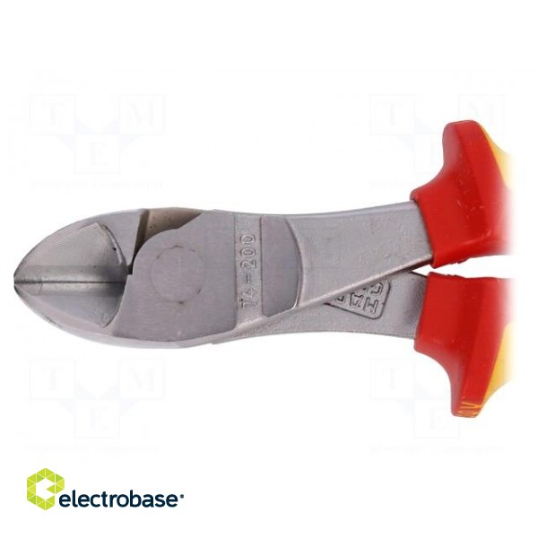 Pliers | insulated,side,cutting | for working at height | 200mm paveikslėlis 3