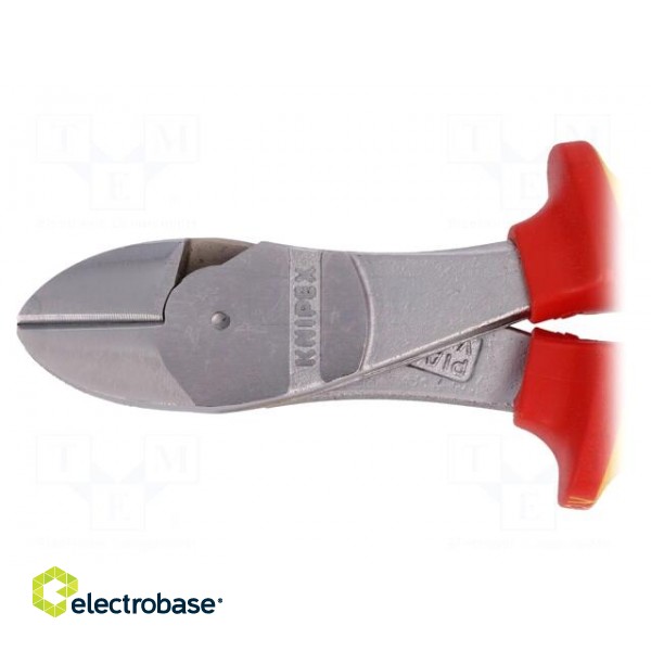 Pliers | insulated,side,cutting | for working at height | 200mm paveikslėlis 4