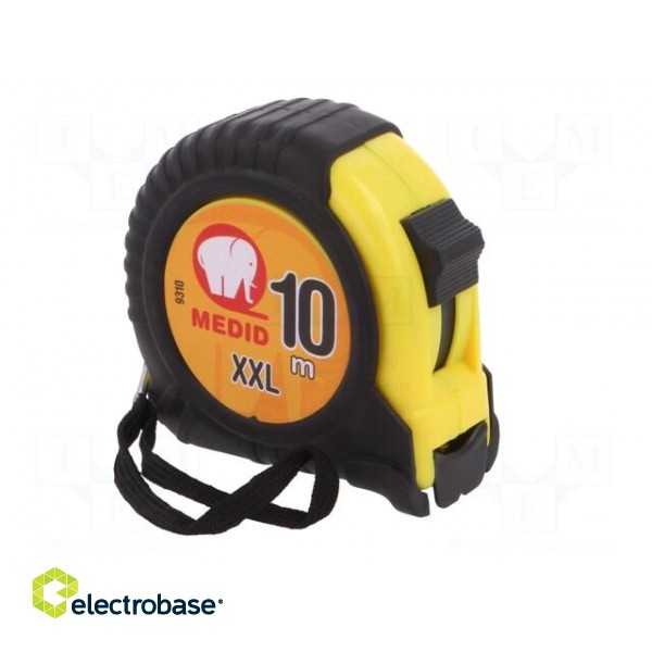 Measuring tape | L: 10m | Width: 25mm | Enclos.mat: ABS,rubber image 8