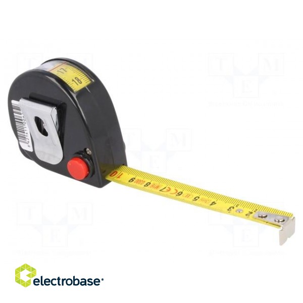 Measuring tape | L: 3m | Width: 16mm | Enclos.mat: ABS image 1