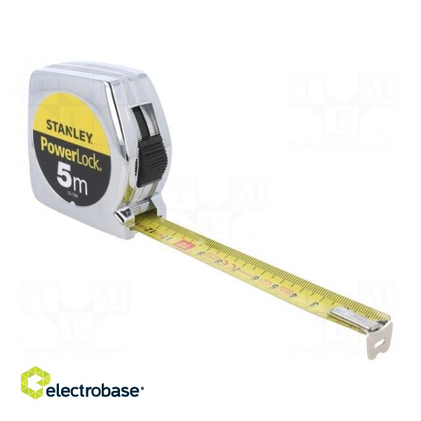 Measuring tape | L: 5m | Width: 19mm | Enclos.mat: metal | Class: II image 1