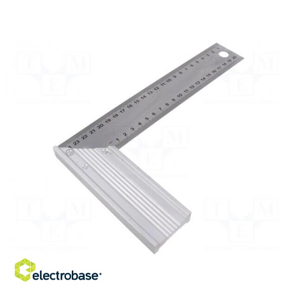 Try square | L: 250mm | Width: 140mm | fitted with graduated scale