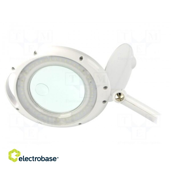 Desktop magnifier with backlight | Mag: 12dpt,3dpt | 5W | Plug: EU image 2