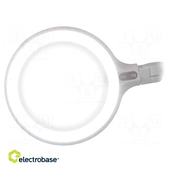 Desktop magnifier with backlight | Mag: 3dpt,5dpt | 8W | Plug: EU