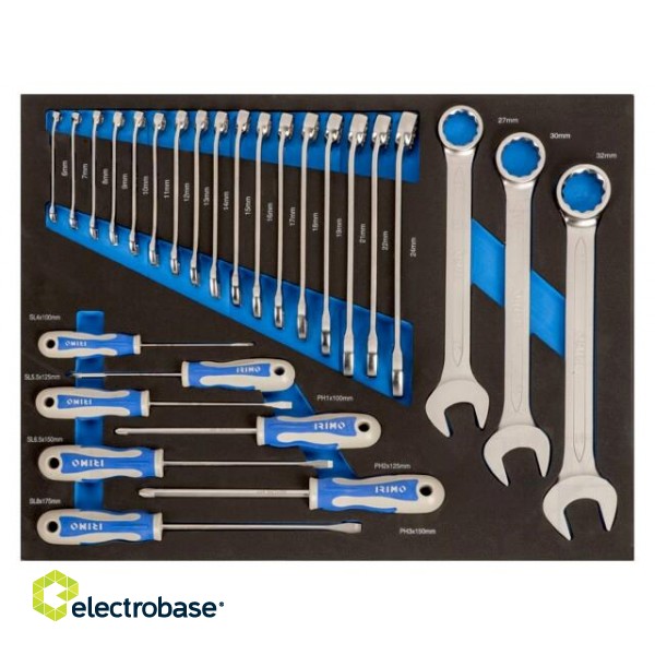 Kit: general purpose | Kit: combination spanners,screwdrivers