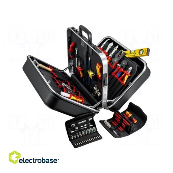 Kit: general purpose | for electricians | case | 63pcs. image 1