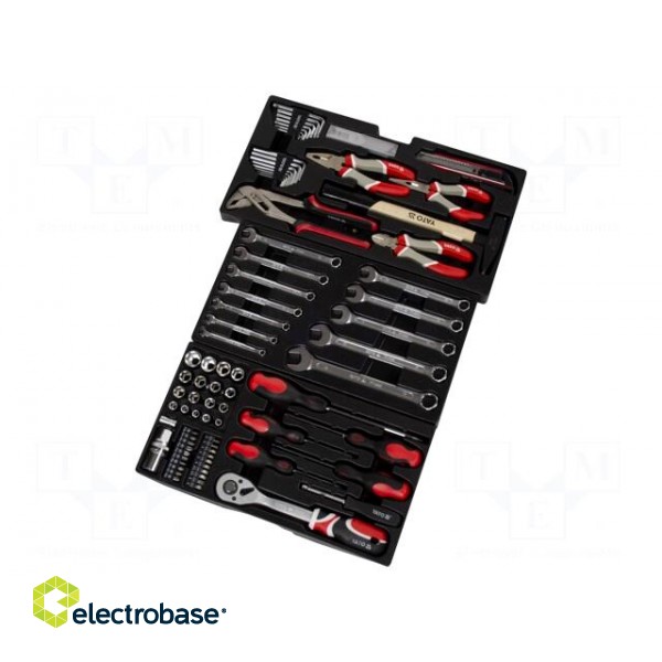 Kit: general purpose | toolbox | 80pcs. фото 3