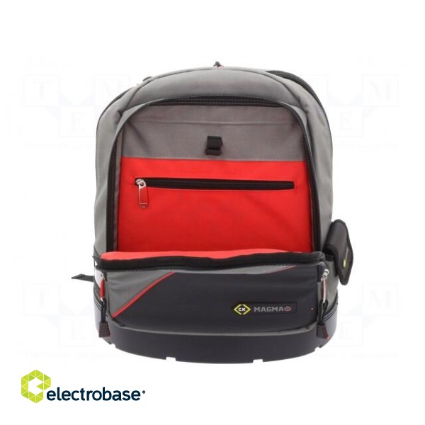 Bag: tool rucksack | 400x470x250mm | polyester фото 4