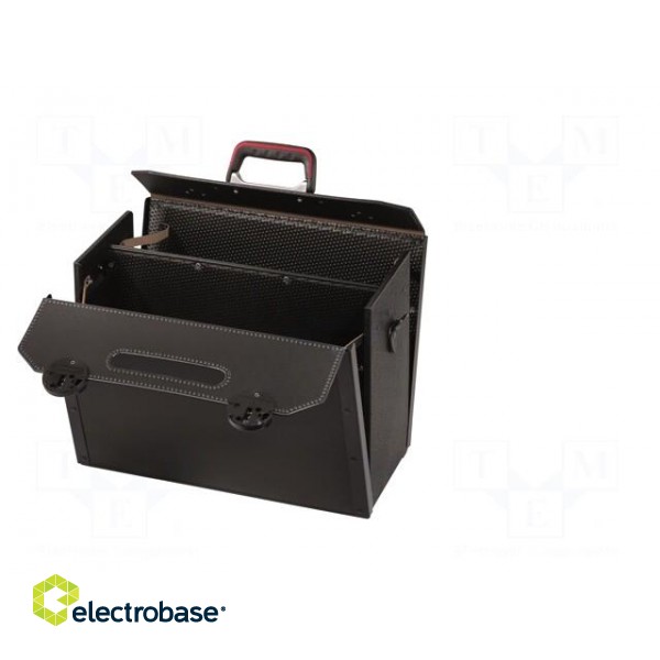 Bag: toolbag | 460x210x340mm | polyetylene,natural leather | 33l фото 2