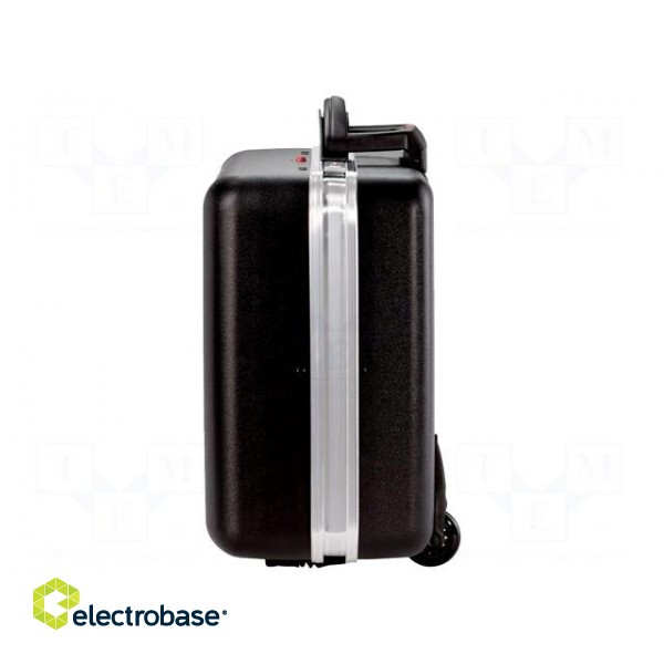 Suitcase: tool case on wheels | 490x250x400mm | X-ABS | 33l фото 2