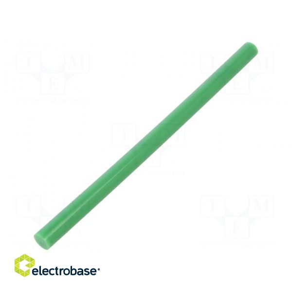 Hot melt glue | Ø: 11.2mm | green | L: 200mm | Bonding: 20÷30s | 5pcs. image 2