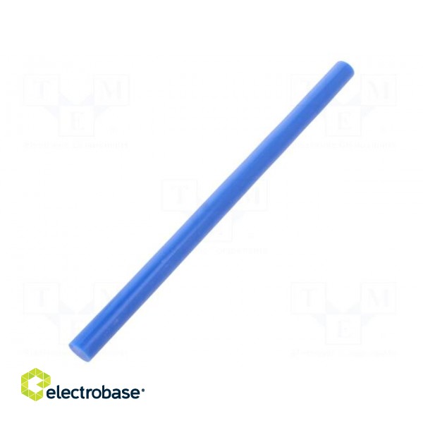 Hot melt glue | Ø: 11mm | blue | L: 200mm | Bonding: 15÷20s | 5pcs. image 2