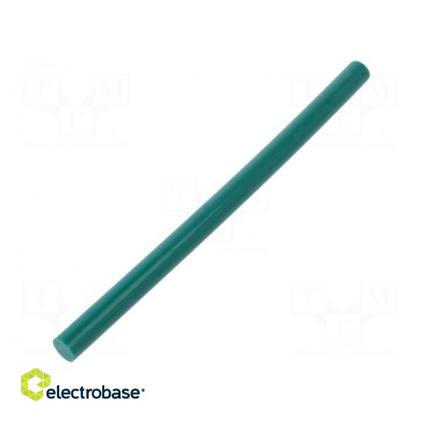 Hot melt glue | Ø: 11mm | green | L: 200mm | Bonding: 15÷20s | 5pcs. image 2