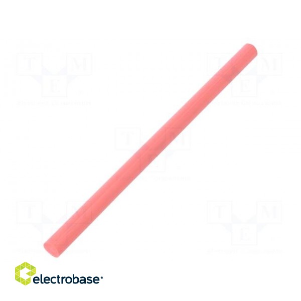 Hot melt glue | Ø: 11mm | pink | L: 200mm | Bonding: 15÷20s | 5pcs. image 2