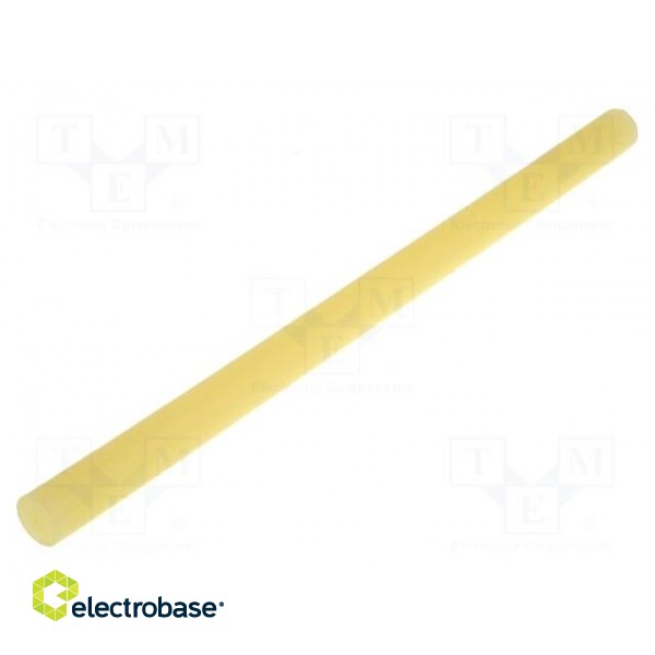 Hot melt glue | Ø: 11mm | transparent,yellow | L: 200mm | Bonding: 5÷8s