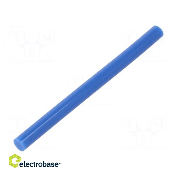 Hot melt glue | Ø: 7.2mm | blue | L: 100mm | Bonding: 20÷30s | 12pcs. paveikslėlis 2