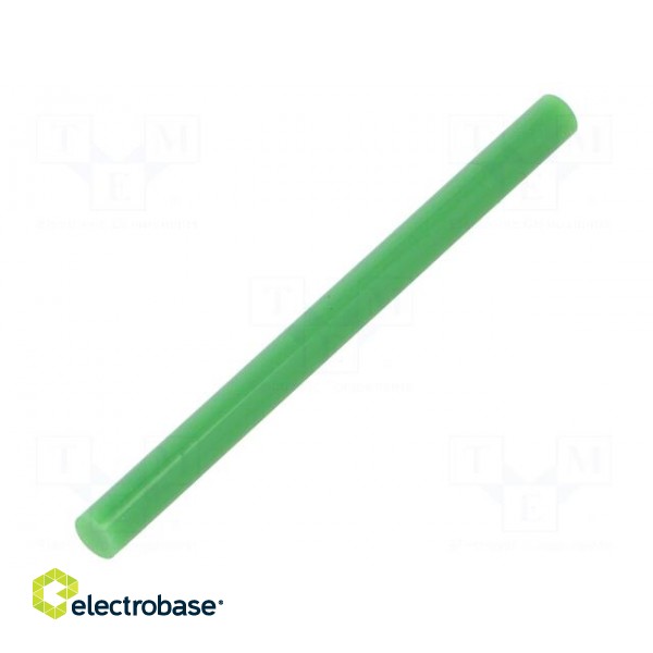 Hot melt glue | Ø: 7.2mm | green | L: 100mm | Bonding: 20÷30s | 12pcs. фото 2