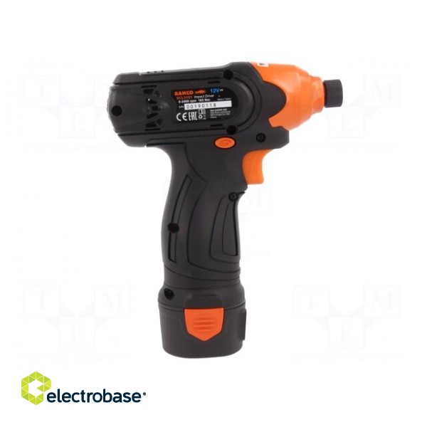 Impact driver | battery | max.105Nm | Rot.speed: 0÷2400 rpm | 12V фото 9