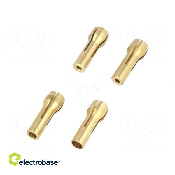 Collets for drill holder | 0.3÷3.2mm | Pcs: 4 | Application: D-1504 фото 1