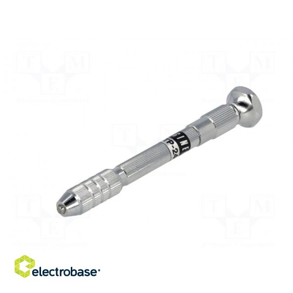 Drill holder | 0.3÷3.2mm | Tip mat: steel | Mat: brass image 2