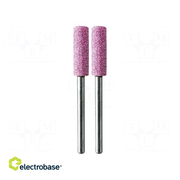 Grindingstone | Ø: 5.6mm | Ø: 3mm | Tip mat: aluminium oxide | 2pcs.