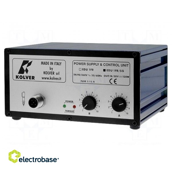 Power supply | 120W | Equipment: mains cable | 138x118x67mm | 18÷30V