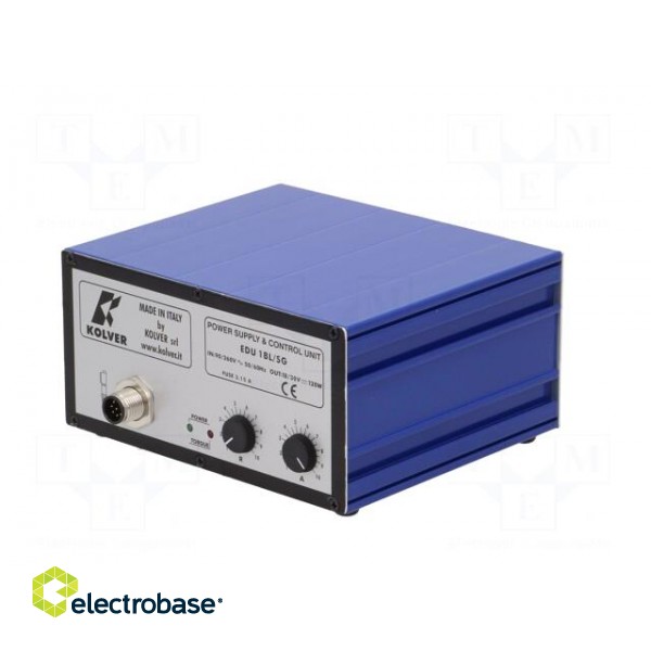 Power supply | 120W | Plug: EU | Equipment: mains cable | 138x118x67mm image 2