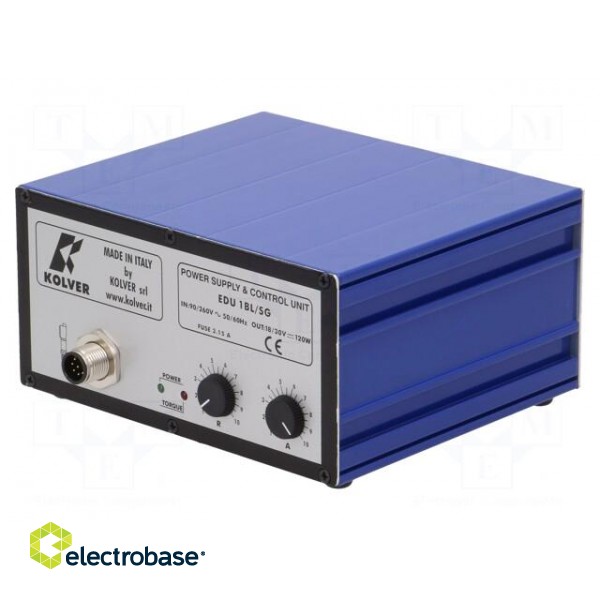 Power supply | 120W | Plug: EU | Equipment: mains cable | 138x118x67mm image 1