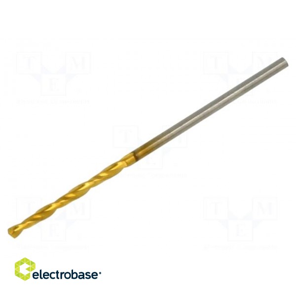 Drill bit | for metal | Ø: 1.2mm | L: 38mm | Working part len: 16mm