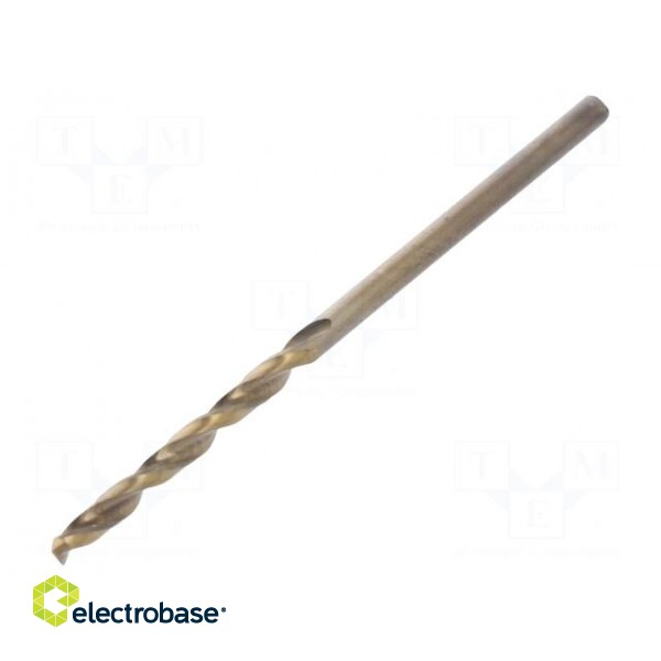 Drill bit | for metal | Ø: 1.9mm | L: 49mm | HSS | Working part len: 24mm image 1